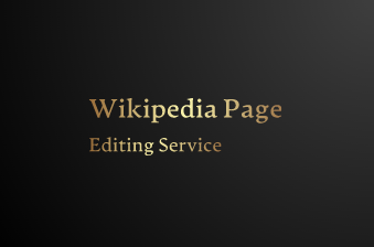 Wikipedia Page Editing Service Sale $99.99. This is a Limited Time Offer!